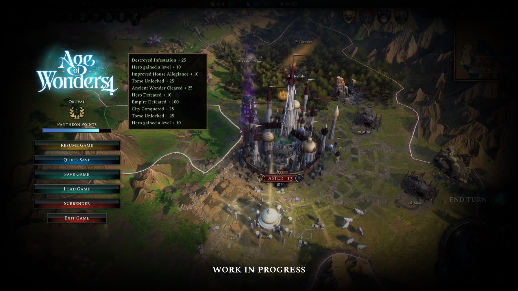 Age of Wonders 4 Dev Diary #4 - Realms and the Pantheon - Paradox ...