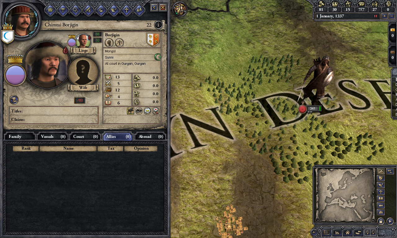 Crusader Kings II: Mongol Faces (screenshot 7)