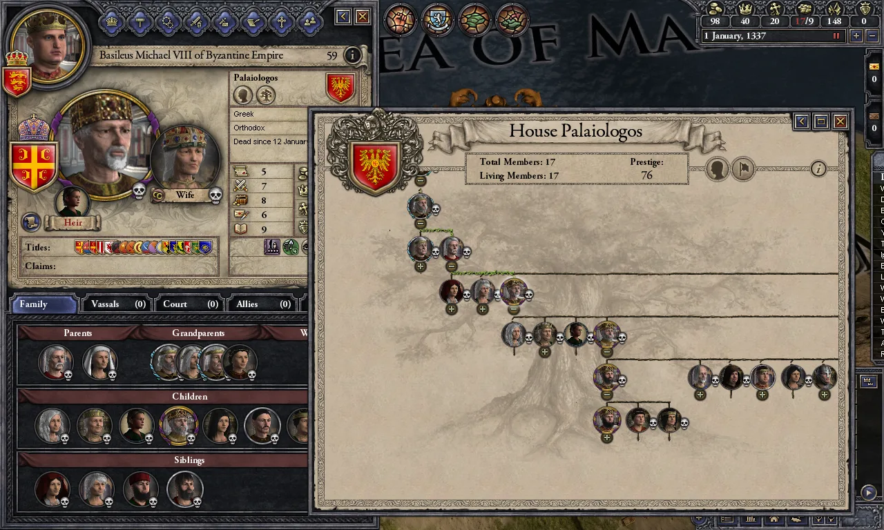 Crusader Kings II: Dynasty Shield (screenshot 5)