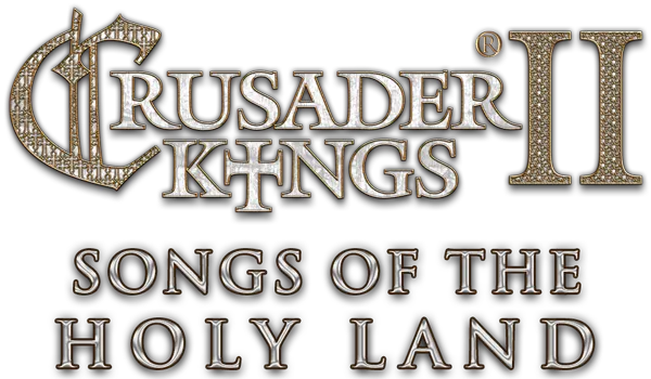 Logotype for Crusader Kings II: Songs of the Holy Land