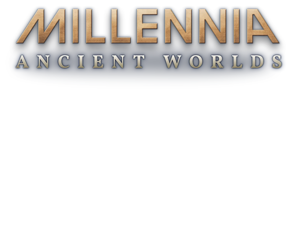 Logotype for Millennia - Ancient Worlds
