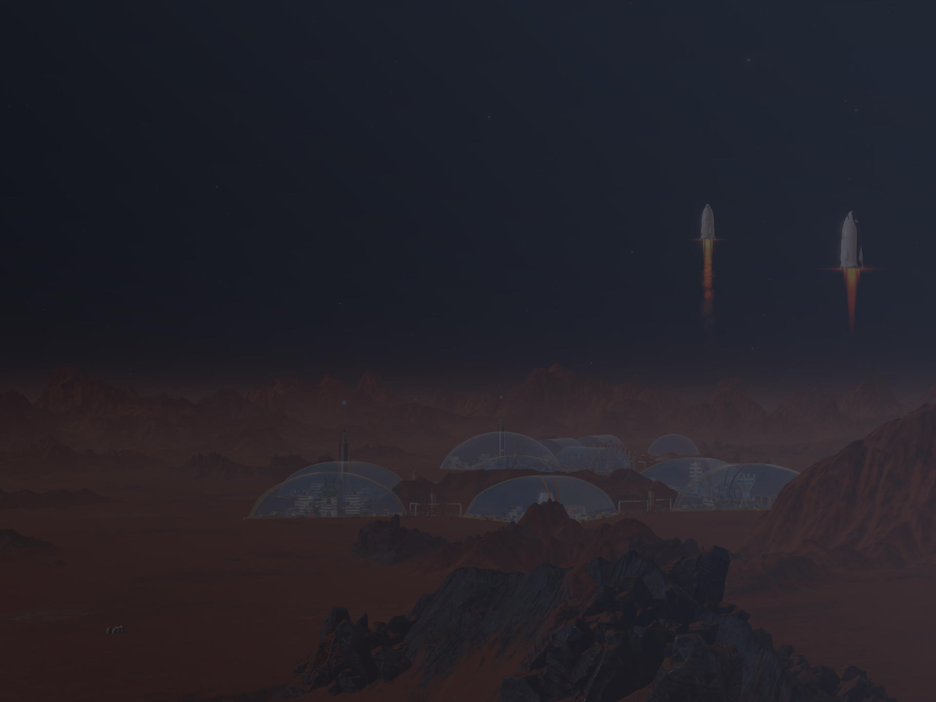 Surviving mars stellaris dome set описание