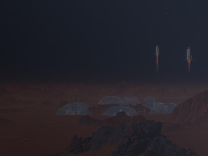 Surviving mars stellaris dome set описание