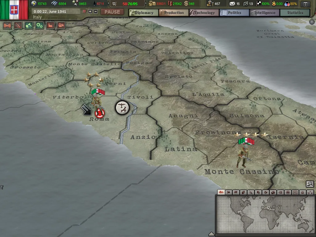 Hearts of Iron III (screenshot 1)