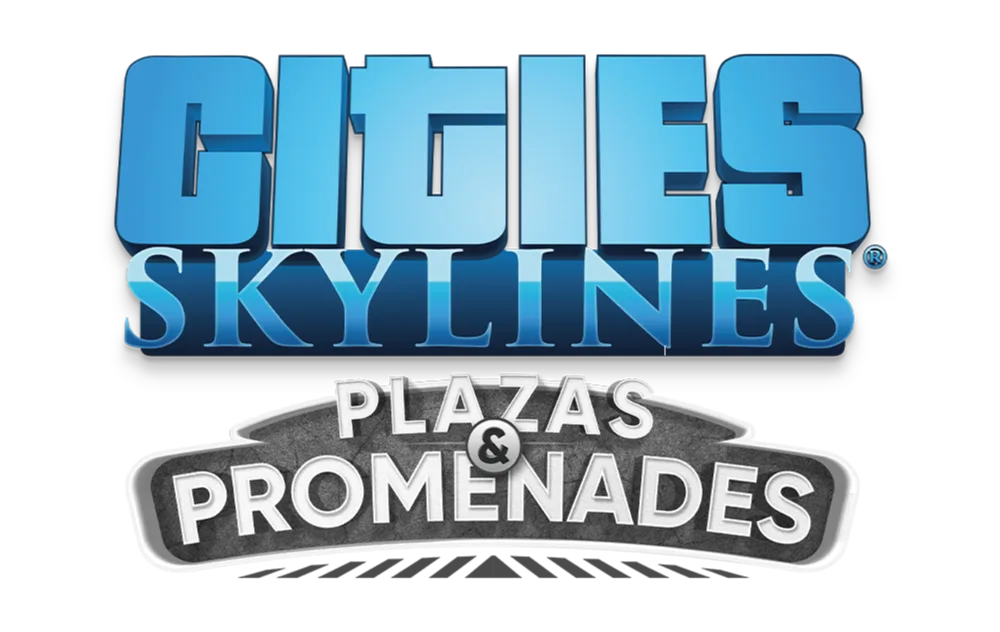 Logotype for Cities: Skylines - Plazas & Promenades