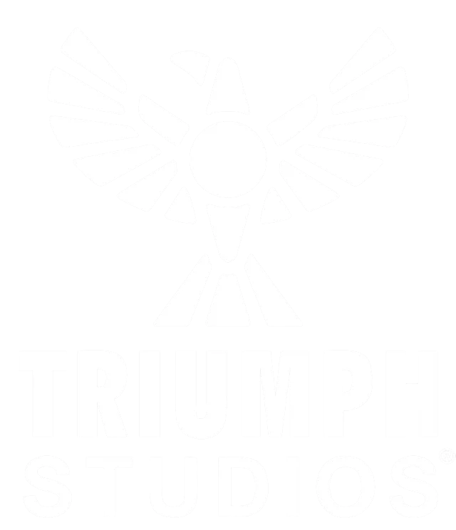 TriumphStudios logo white