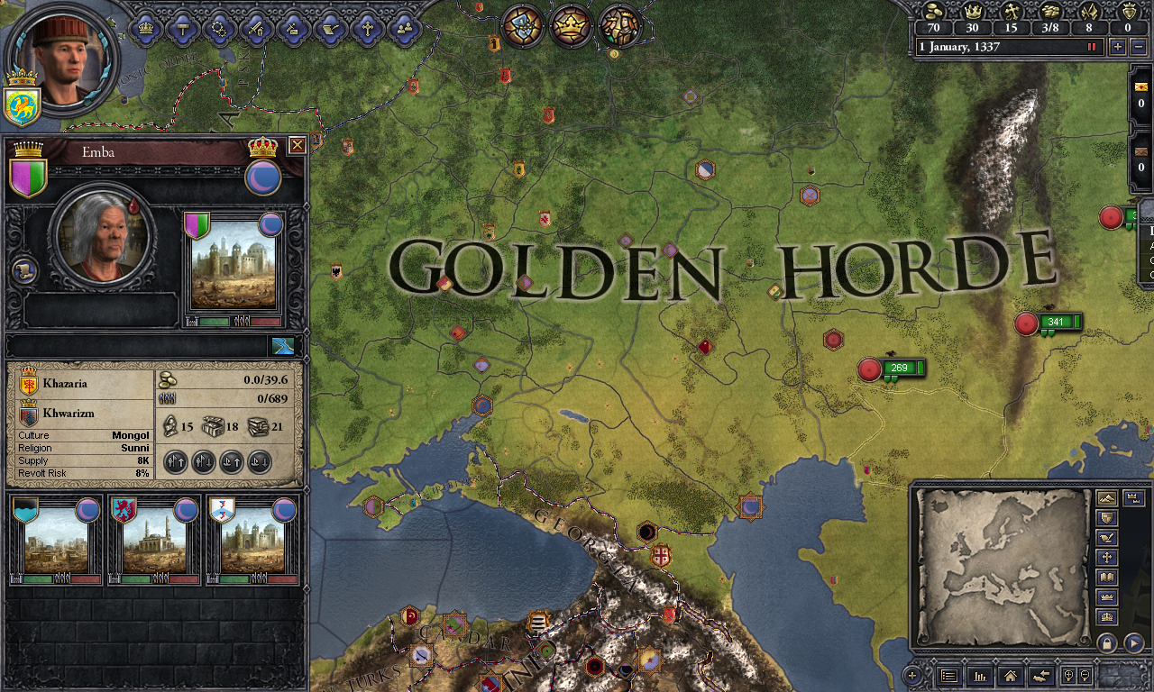 Crusader Kings II: Mongol Faces (screenshot 1)