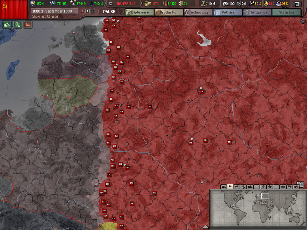 Hearts of Iron III (screenshot 5)