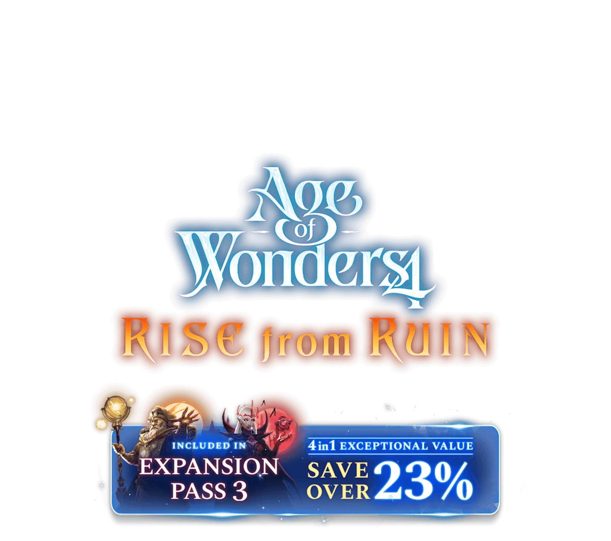 Logotype for Age of Wonders 4 - Rise from Ruin