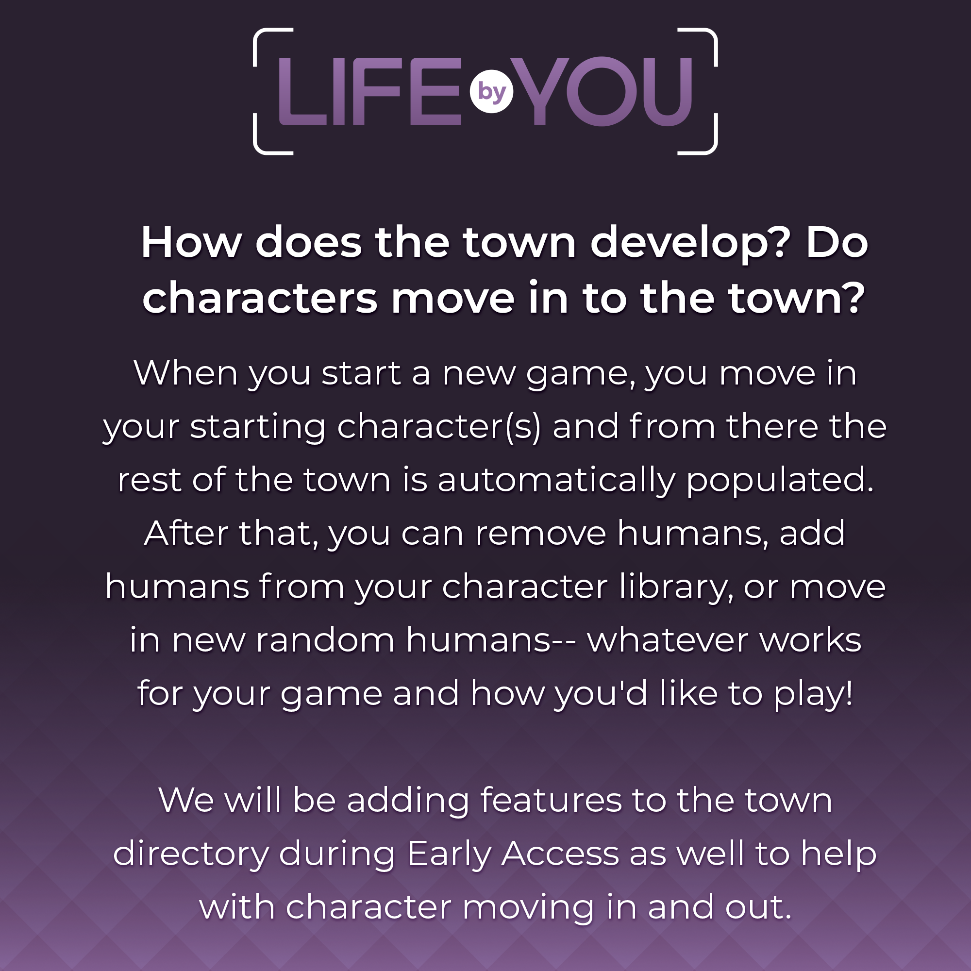 QnA How does the town develop?