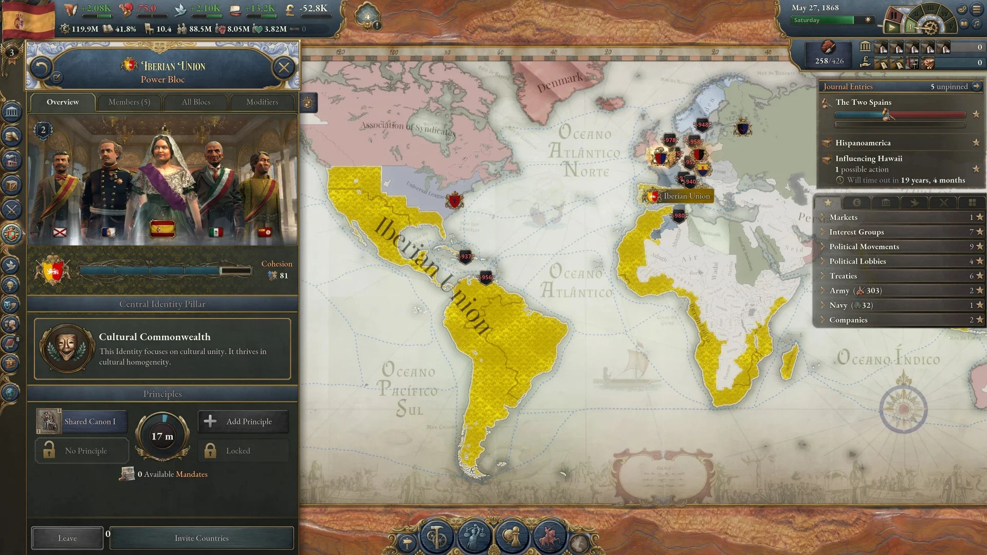 Victoria 3 Iberian Twilight Screenshot 3