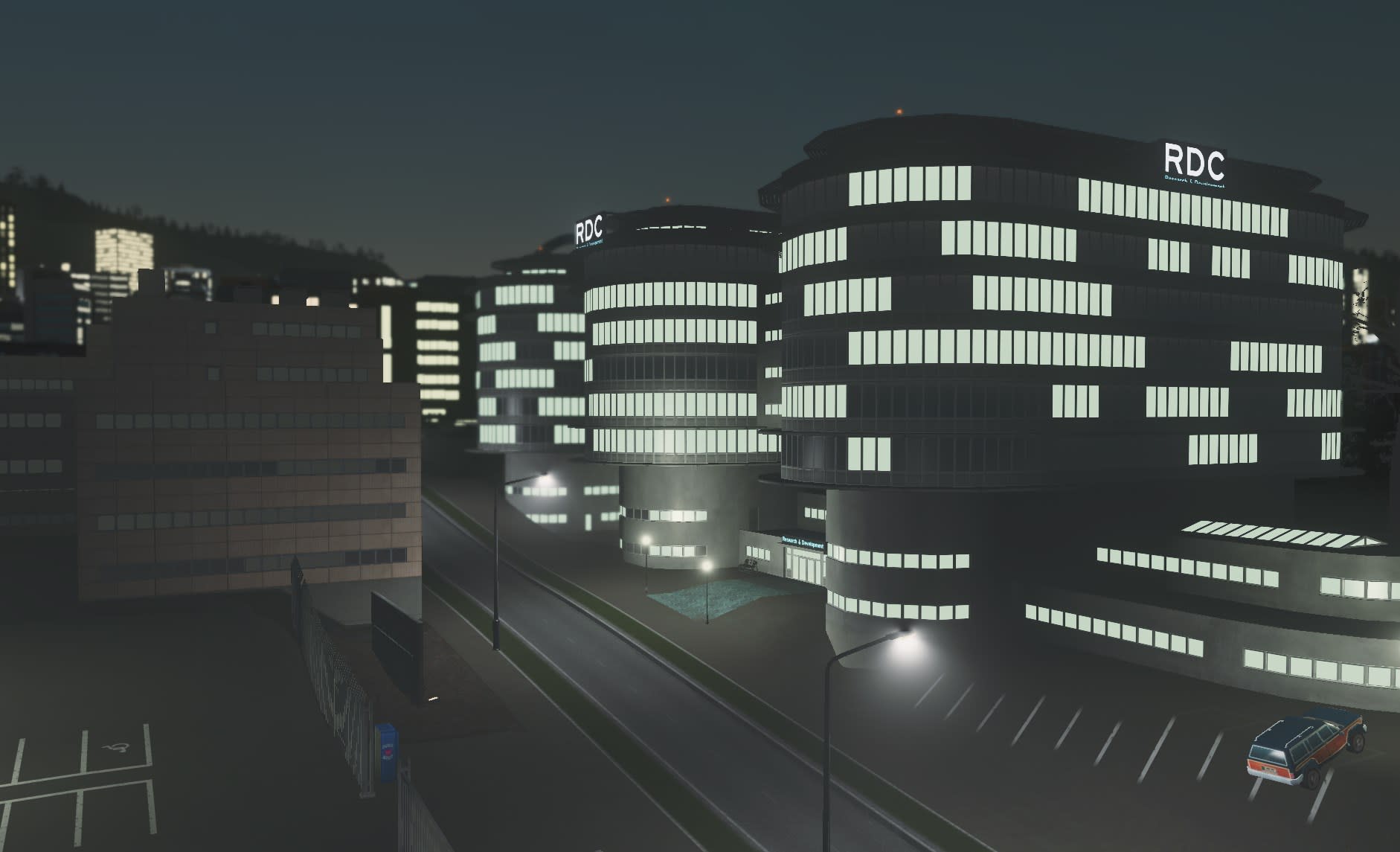 Cities: Skylines - High-Tech Buildings (screenshot 9)