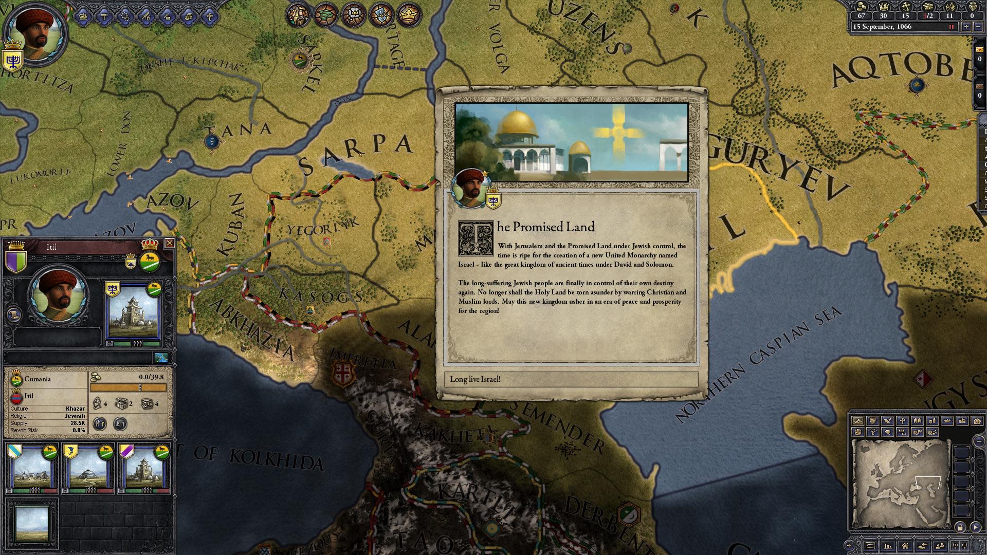 Crusader Kings II: Sons of Abraham (screenshot 1)