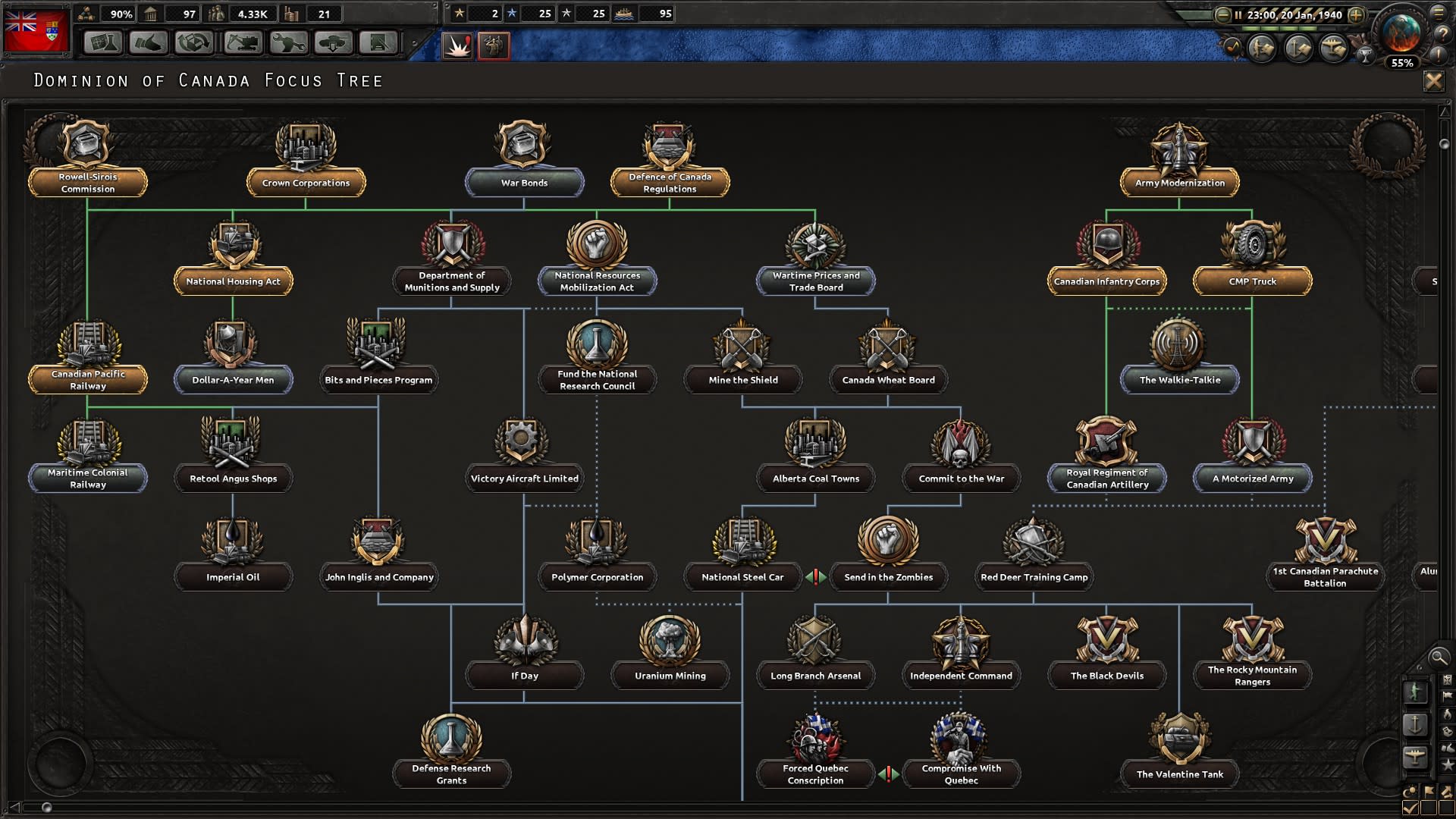 Hearts of Iron IV: Together for Victory (screenshot 2)