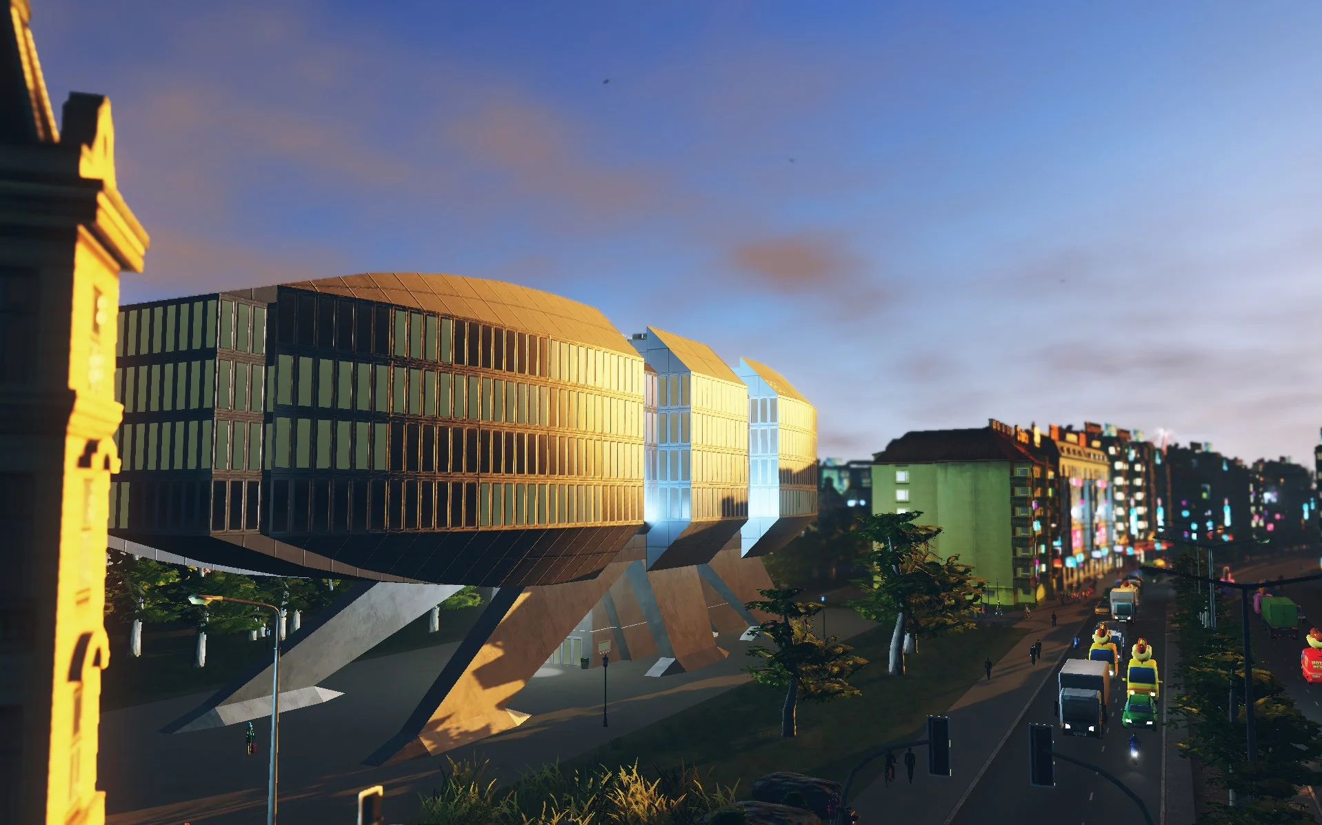 Cities: Skylines - High-Tech Buildings (screenshot 4)
