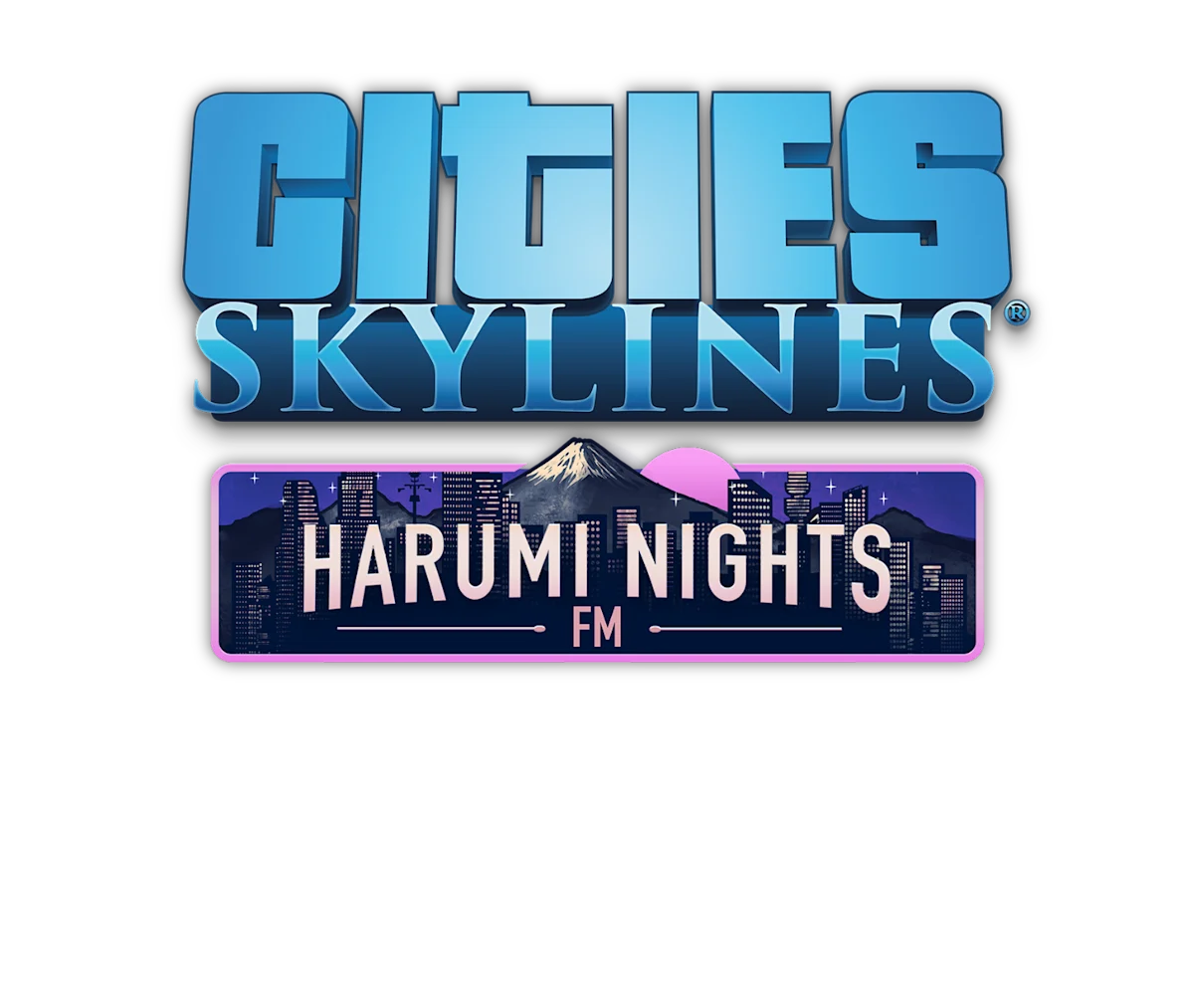 Logotype for Cities: Skylines - Harumi Nights FM