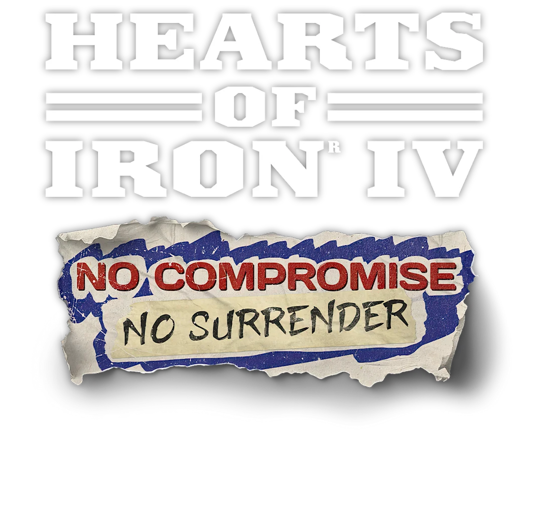 Logotype for Hearts of Iron IV: No Compromise, No Surrender