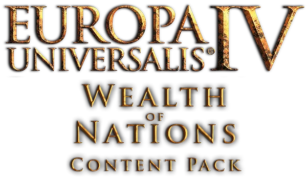 Logotype for Europa Universalis IV: Wealth of Nations Content Pack