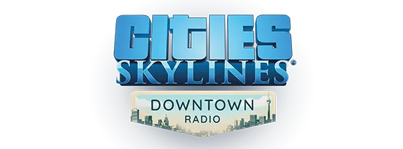 Logotype for Cities: Skylines - Downtown Radio