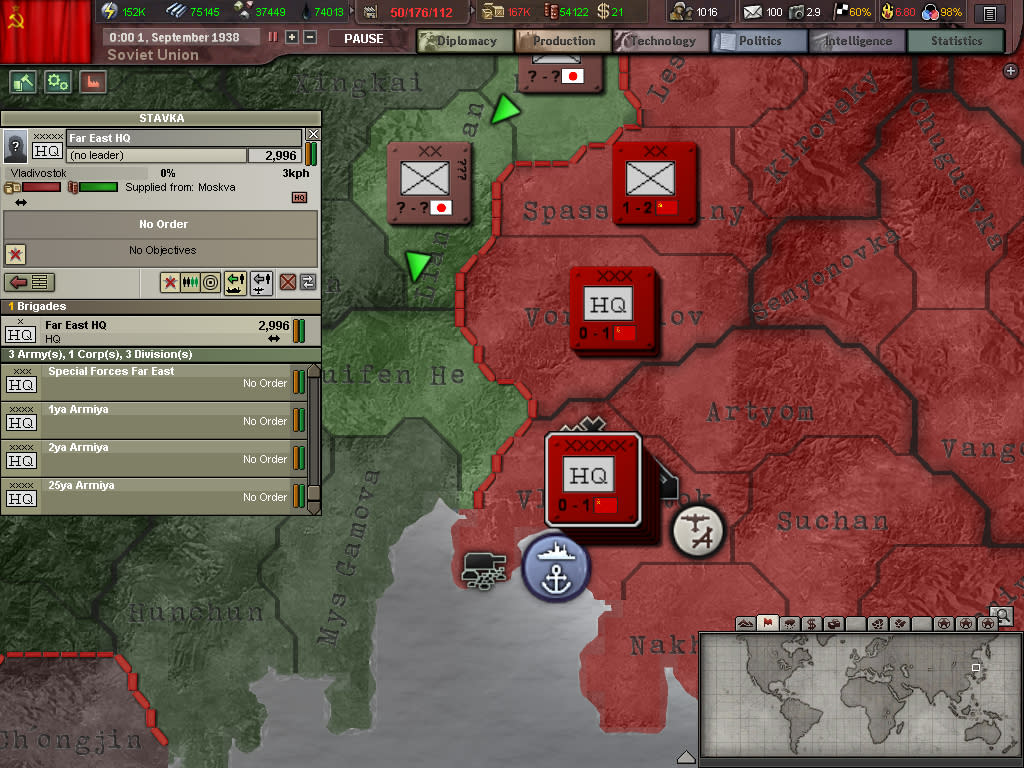 Hearts of Iron III (screenshot 6)