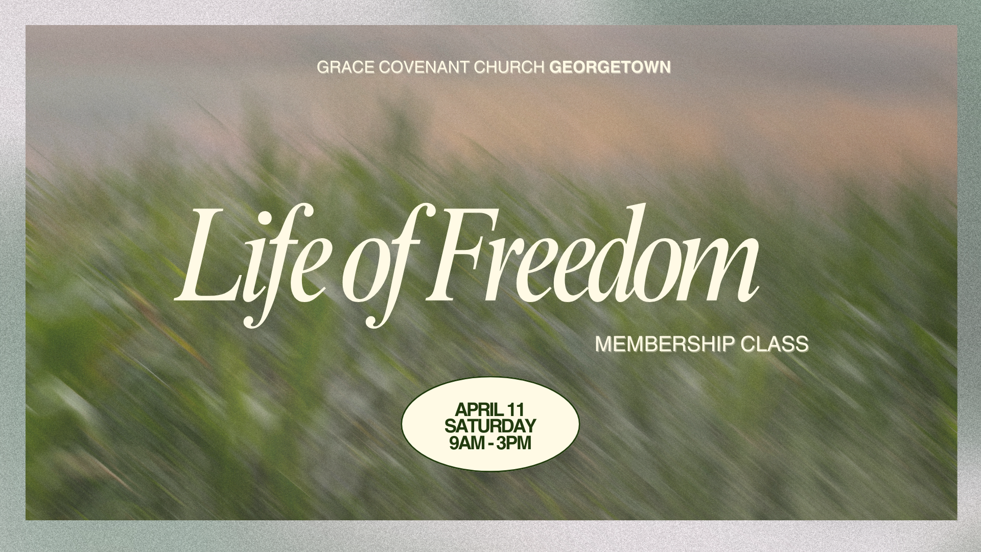 Life of Freedom | Membership Class