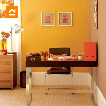 pared-de-oficina-naranja-pastel