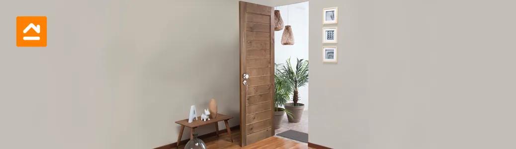 16 modelos de puertas de madera que te encantarán