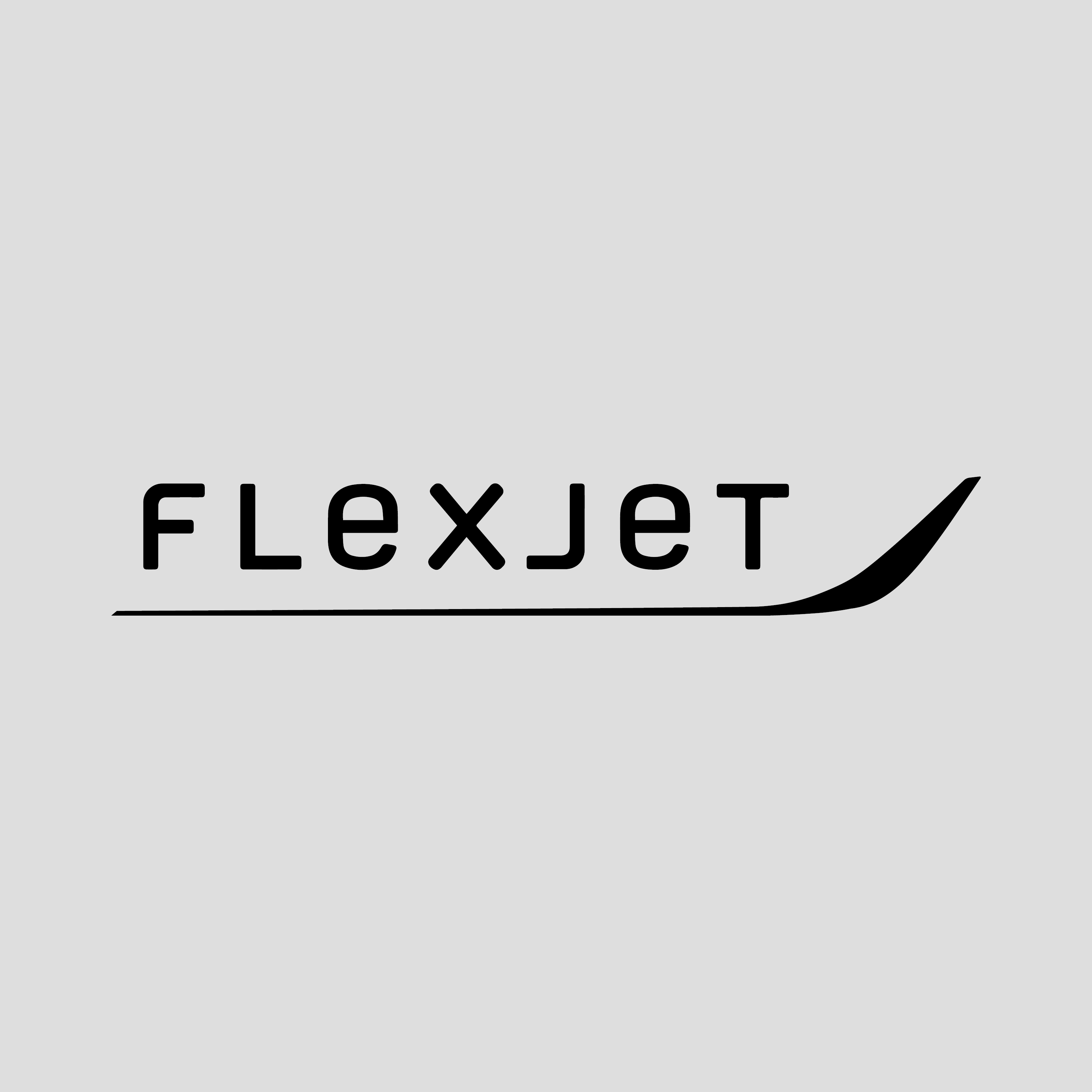 FlexJet Logo Black