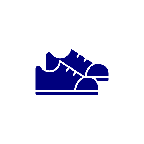 Icon trainers pair navy