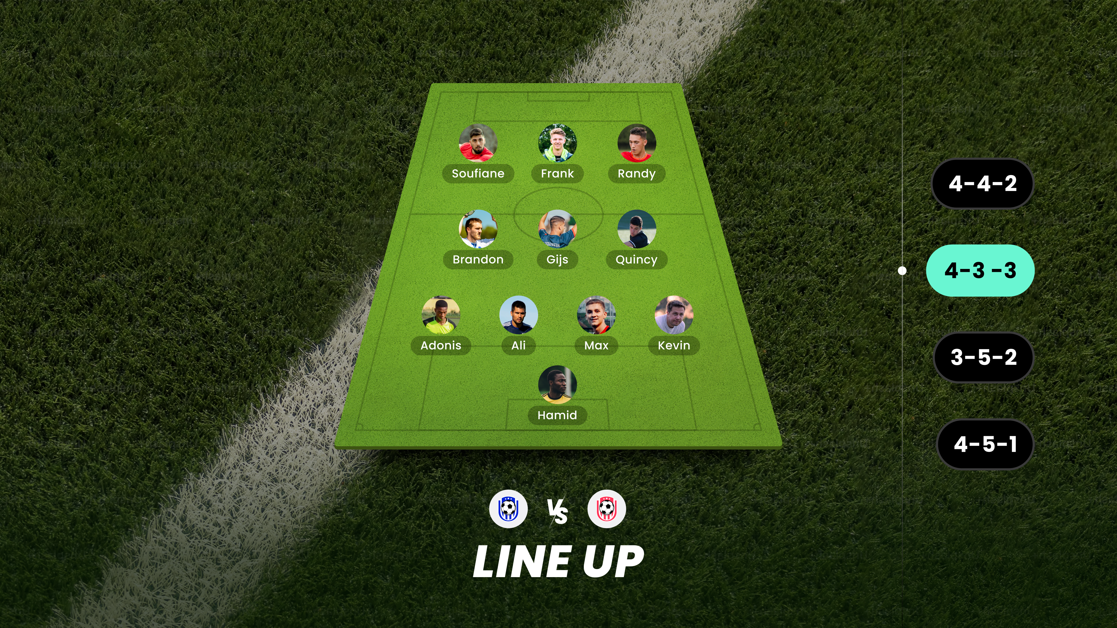 Zo maak je een opstelling voor je amateur voetbalteam met Mingle Sport App