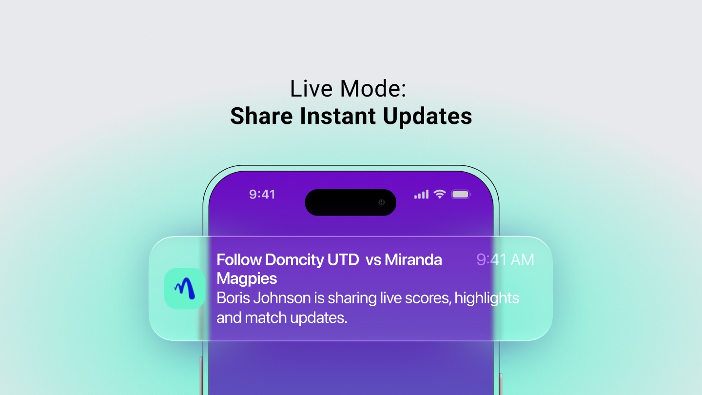 Help Article Visual - Match Feed Live update notification 