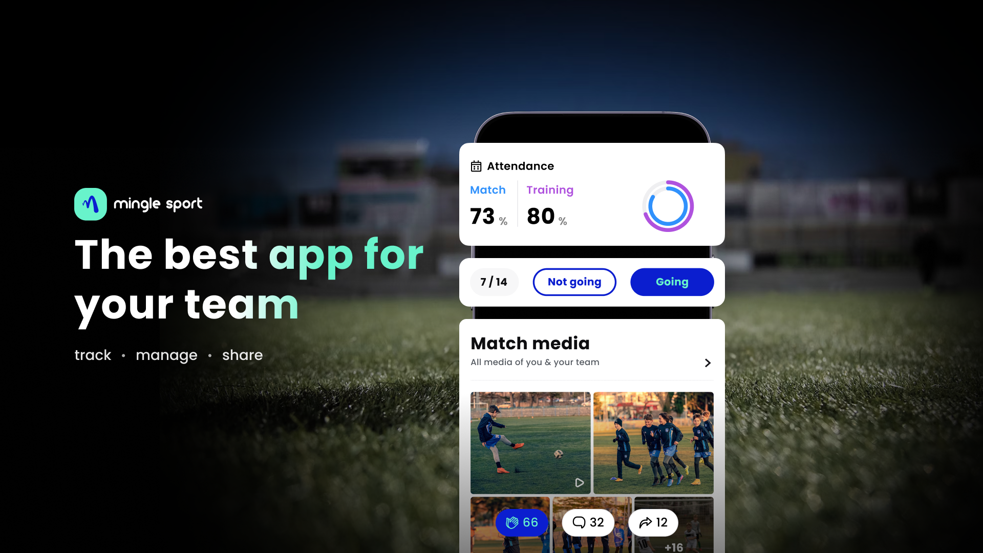 Mingle Sport - The best app for football teams 