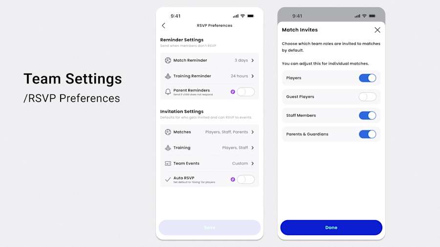 Help Article Visual - Team Settings: RSVP Preferences