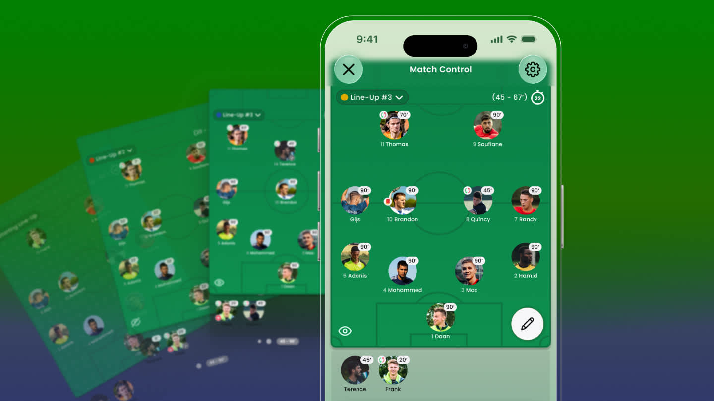 Zo maak je een voetbalopstelling voor je team met Mingle Sport