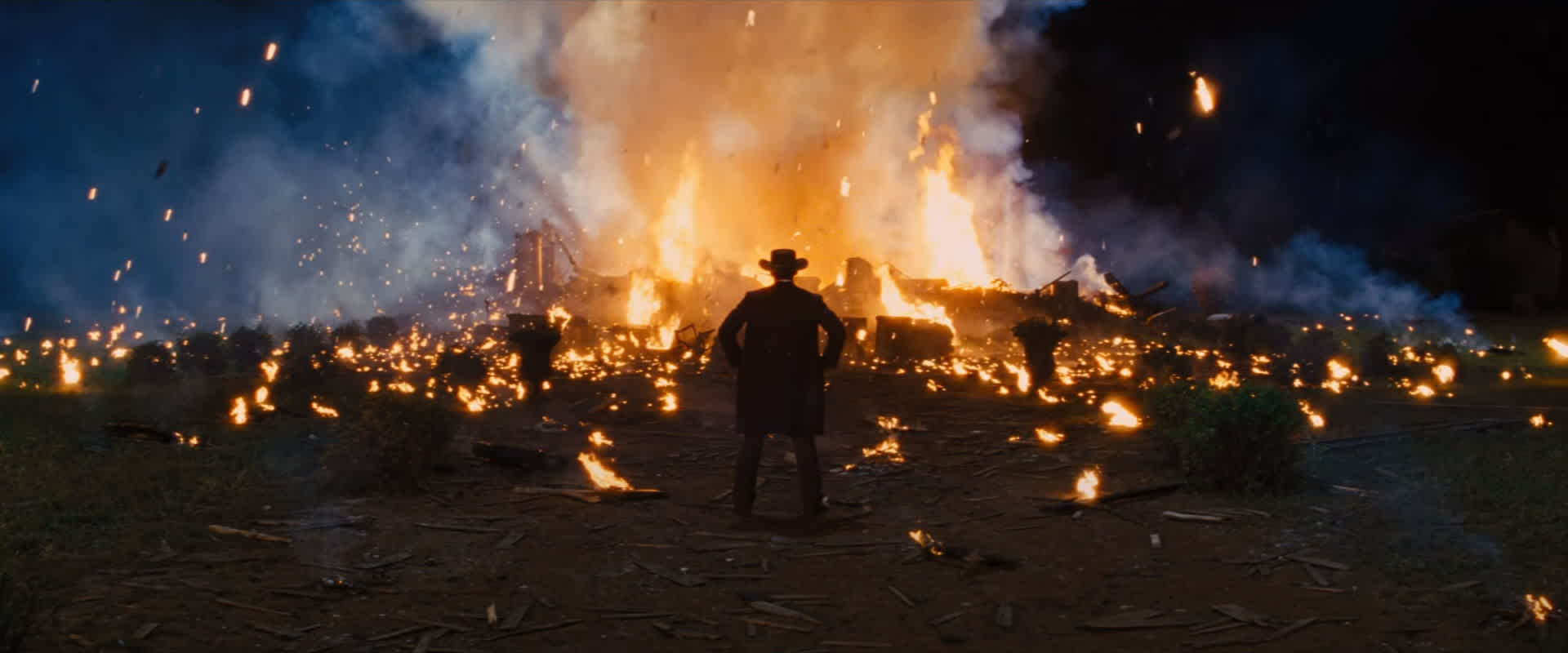Il campo lungo: Frame del film Django Unchained