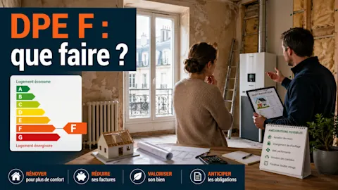 illustration que faire avec un logement classé DPE F 