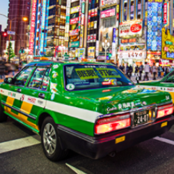 タクシーの写真