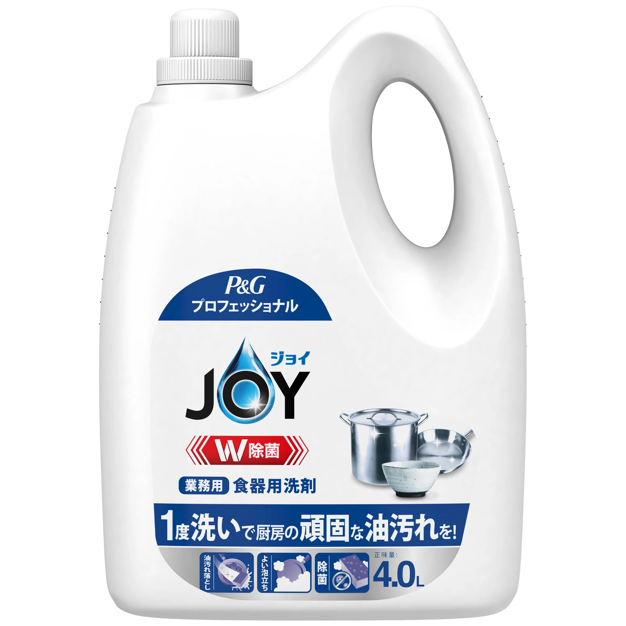 業務用ジョイW除菌4L　製品画像