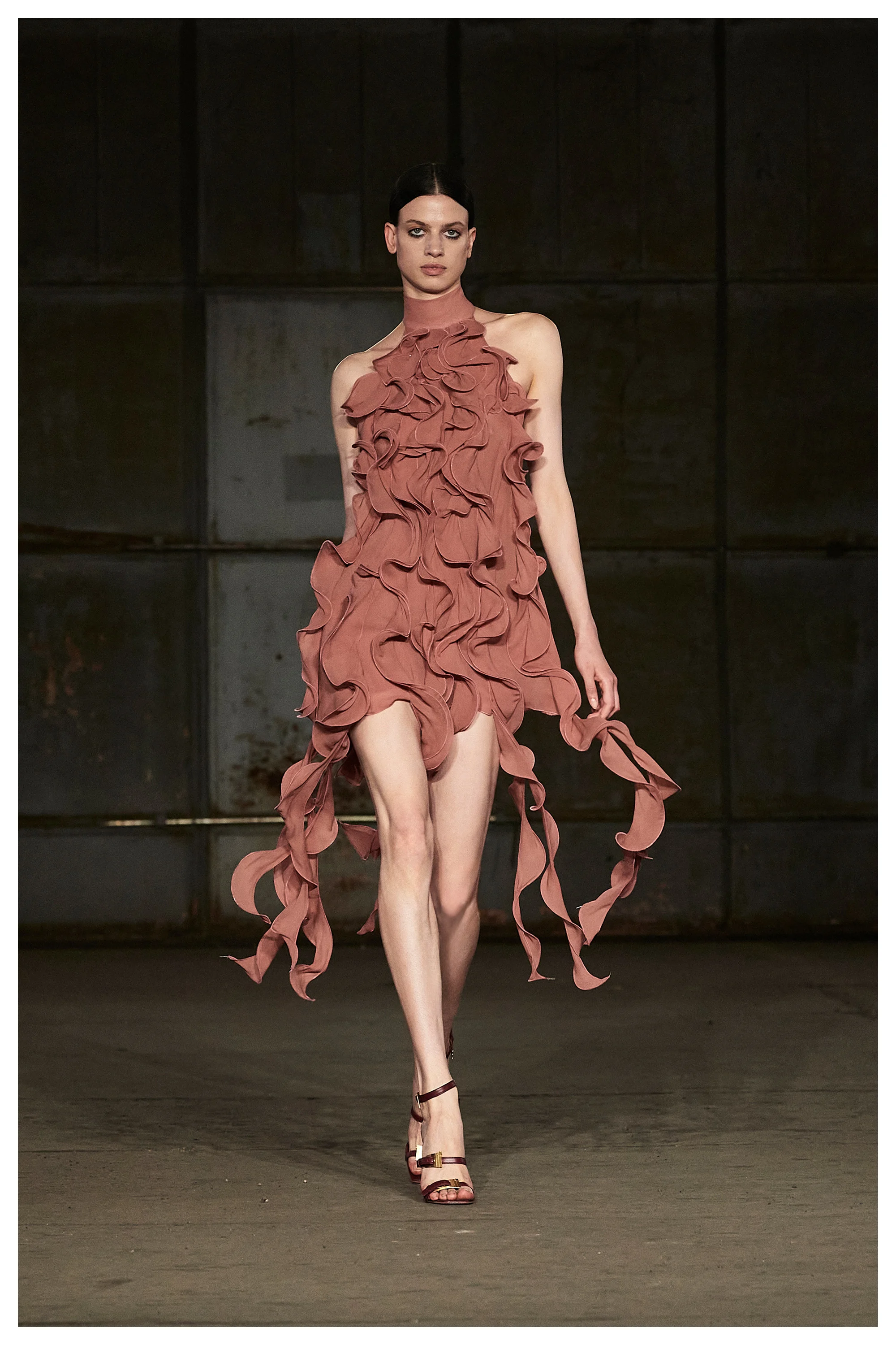 Aniye Records SS26 RUFFLE DRESS GABY