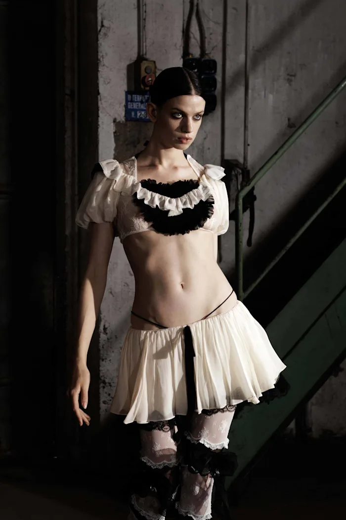 Aniye Records SS26 HEART TOP RUTH Aniye Records