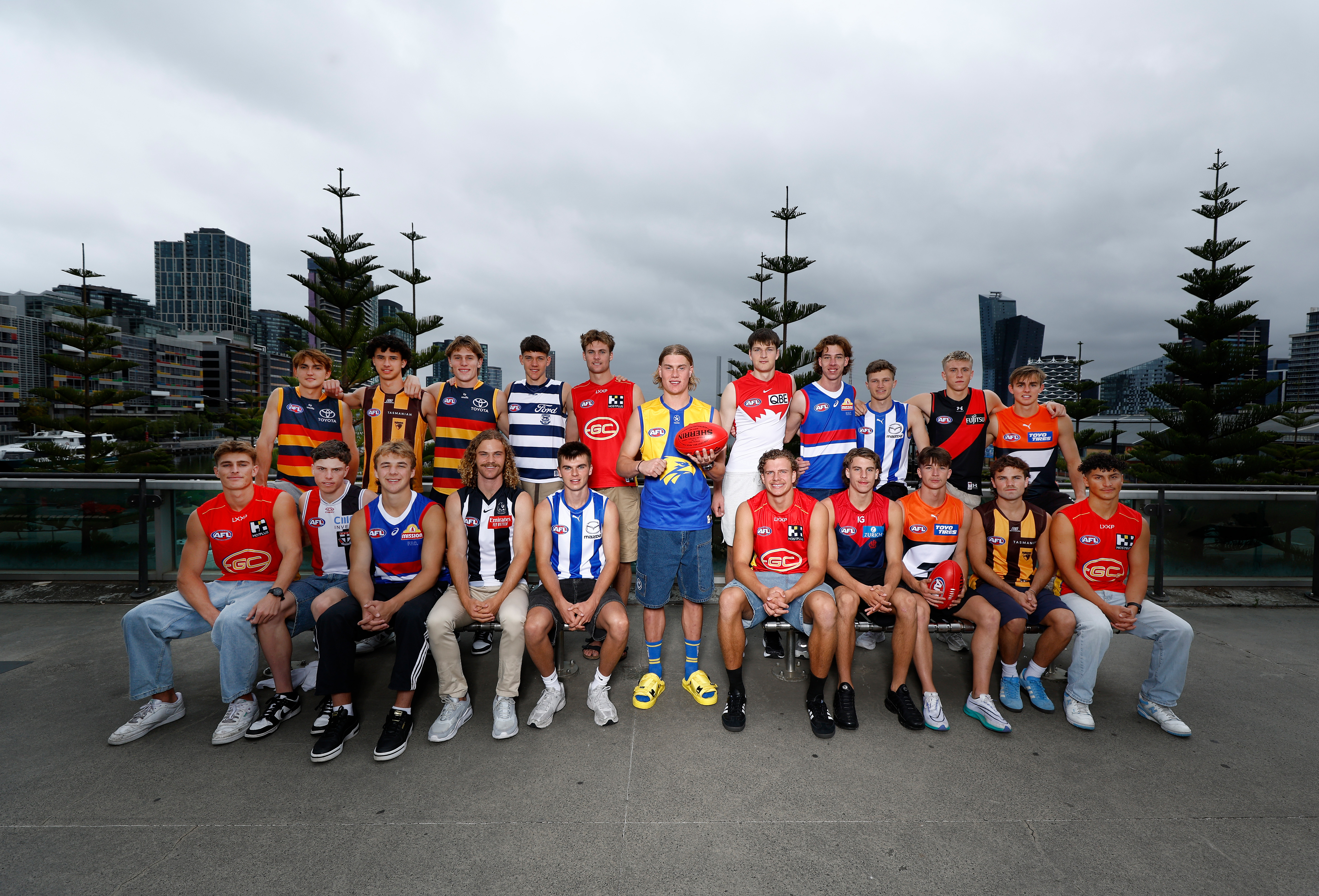 Club by club selections from the 2023 AFL Draft