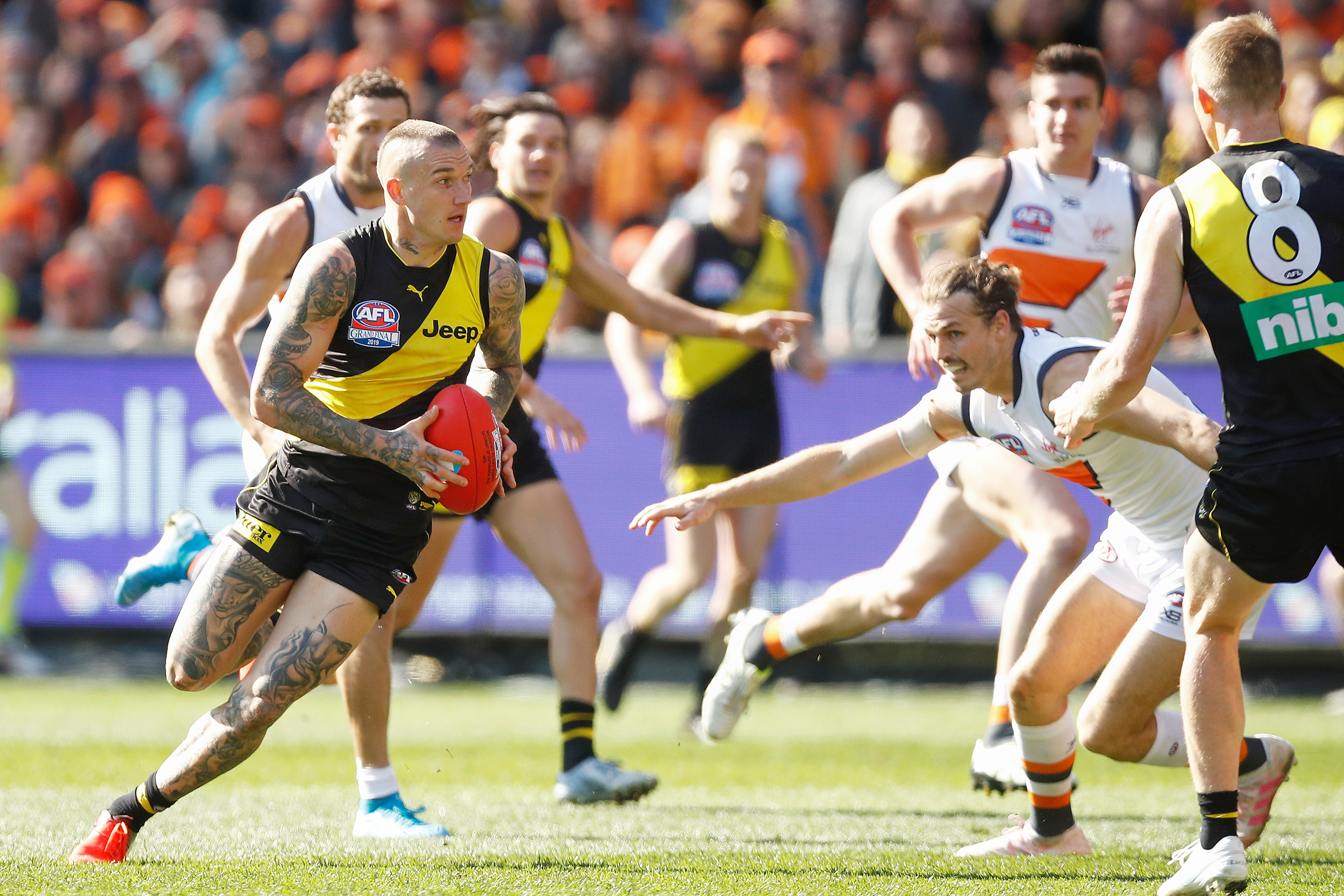 Dustin Martin Phil Davis Richmond GWS 2019 Grand Final