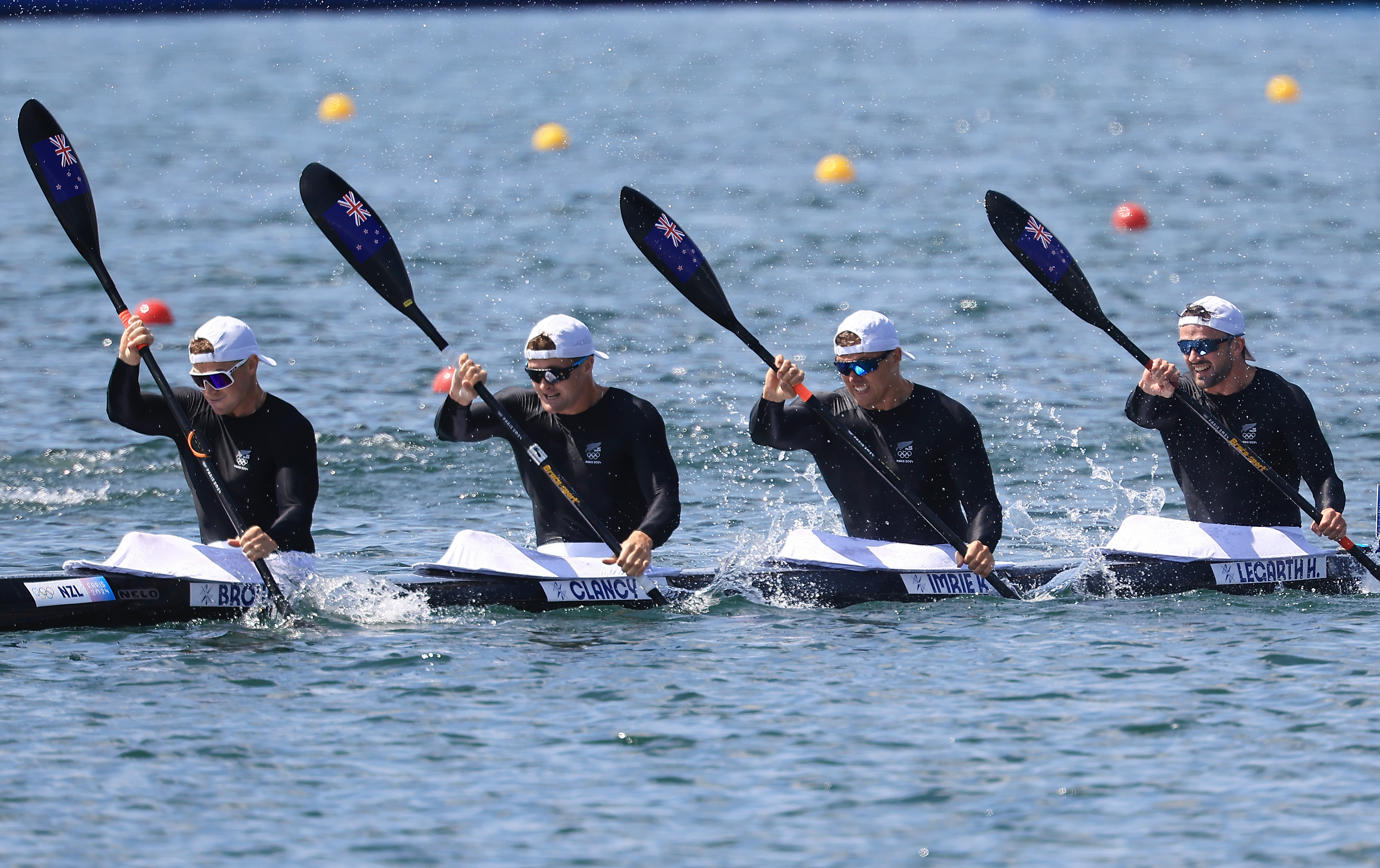 New Zealand Men's K-4, Paris 2024 - Photosport