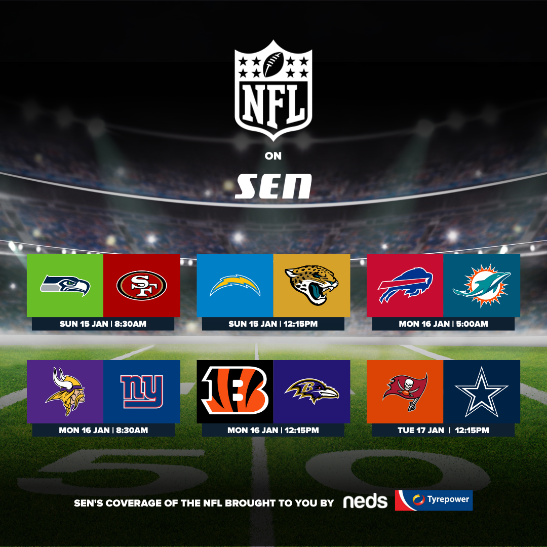 NFL Wild Card Weekend broadcast live on SEN