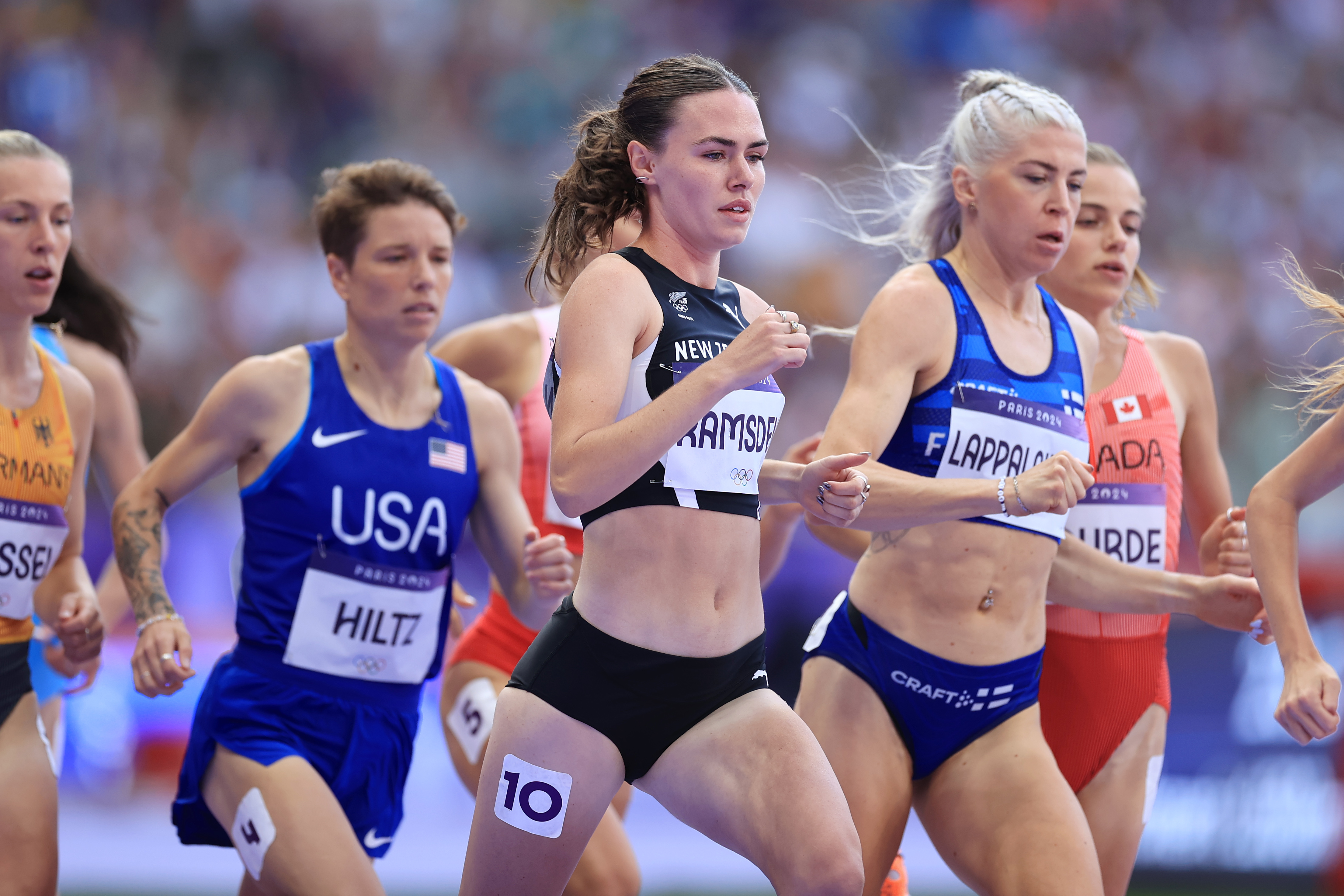 Maia Ramsden, Women's 1500m, Paris 2024 - Photosport