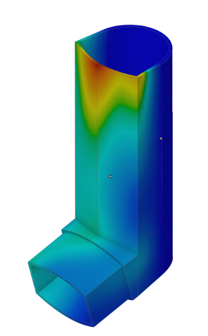 Inhaler housing FEA Simon Rendering