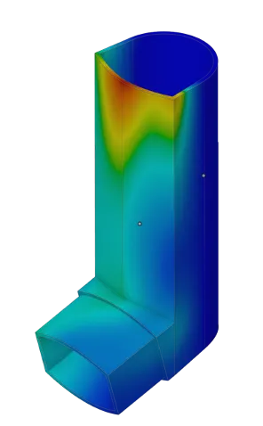 Inhaler housing FEA Simon Rendering Inhaler housing FEA Simon Rendering