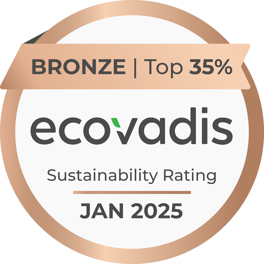 Bronze Ecovadis Sustainability Rating 2025