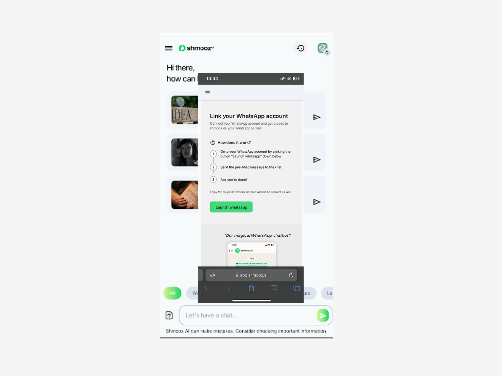 Access the WebApp