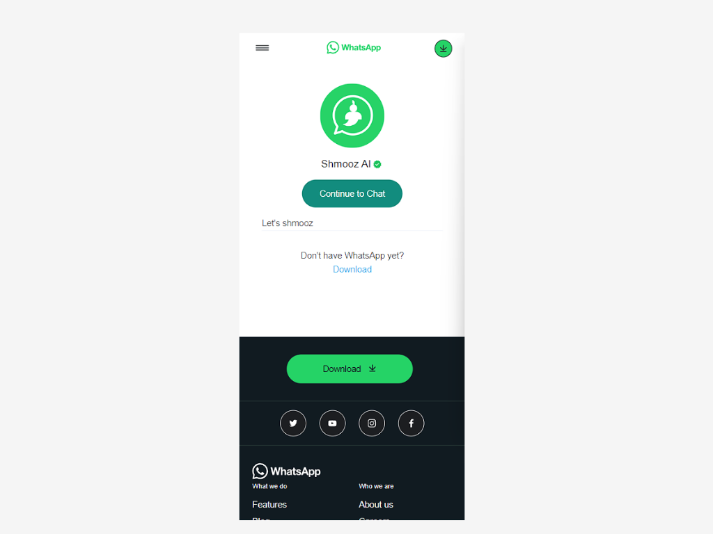Start the Chatbot Integration